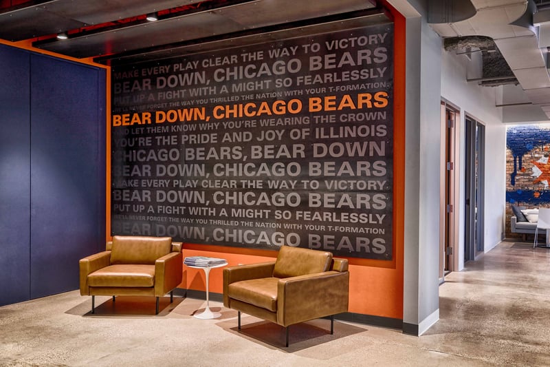 #CCIINSTALLS PROJECT OF THE MONTH: THE CHICAGO BEARS LOOP OFFICE