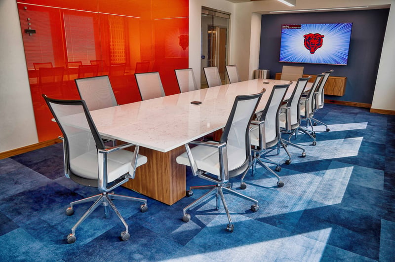 #CCIINSTALLS PROJECT OF THE MONTH: THE CHICAGO BEARS LOOP OFFICE